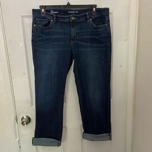 Liz Claiborne 16 L Boyfriend jeans or capris.